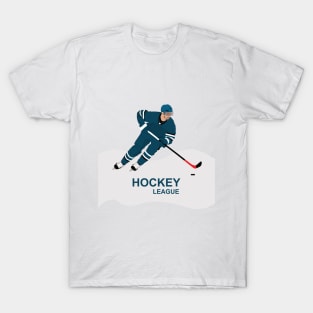 Ice hockey player in action T-Shirt